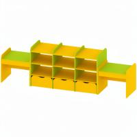 Стеллаж двухсторонний для игрушек