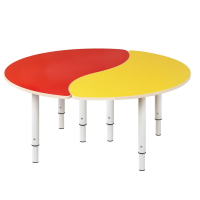 Стол "Инь-Янь" модульный (комплект 2 шт.), регулируемый по высоте, 1000х1000х460/580 мм (ЛДСП)