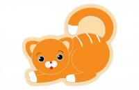 Декорация "Котик" 38х58 см