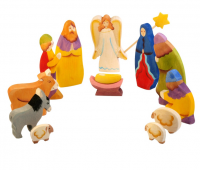 Набор из дерева РОЖДЕСТВО С ПАСТУХАМИ