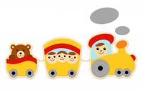 Декорация "Поезд" 145х43 см