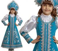 Костюм карнавальный "Снегурочка русская"
