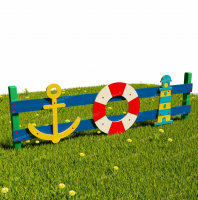 Забор из Экопластика "Морское путешествие"