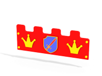 Ограждение для детской площадки "Щит" (1200х440 мм)