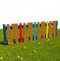 Забор из Экопластика "Мозаика"(Модель 1 однотонная)