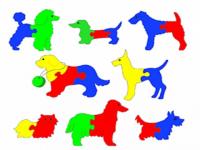 Мозаика мягкая "Выставка собак"