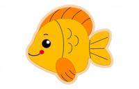 Декорация "Морская рыба" 42х38 см