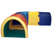Игровой лабиринт "Тоннель" полукруглый (угловой), 5 секций