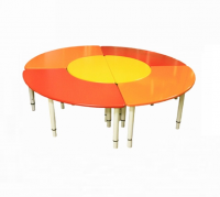 Стол трансформер №3, регулируемый по высоте (6 столов), d=2100 мм (ЛДСП)