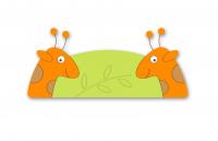 Декоративная арка "Жирафы" 118х38 см