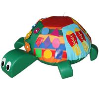 Черепашка (поролон, гранулы) игрушка напольная с дидактическими элементами