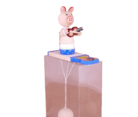 Богородская игрушка "Хрюша-скрипач"