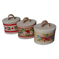 Туес с росписью народов севера (9 см)