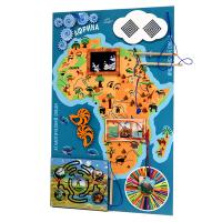 Бизиборд настенный ЖИВОТНЫЙ И РАСТИТЕЛЬНЫЙ МИР АФРИКИ. Серия НАША ПЛАНЕТА-ЗЕМЛЯ