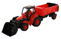Трактор с ковшом и полуприцепом "Чемпион" (в сеточке)