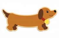 Декорация "Такса" 88х38 см