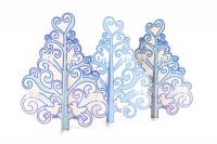 Комплект декораций "Ажурные ледяные ели"