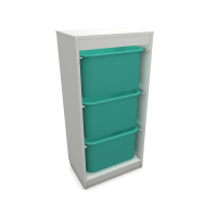 Стеллаж для хранения с ящиками №3