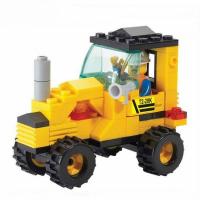 Конструктор "Стройка" трактор, 65 деталей