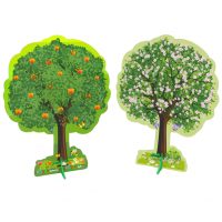 Декорация двусторонняя "Времена года: весна, лето"