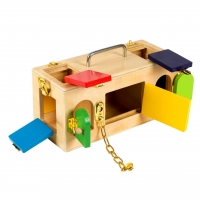 Бизикуб "Чемоданчик с замочками"