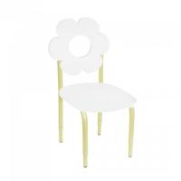 СТУЛ ДЕТСКИЙ НА М/К РЕГУЛИРУЕМЫЙ 2 МДФ "ЦВЕТОК" белый