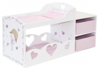 Двухъярусная кроватка с системой хранения серия "Пьемонт", Альбертина