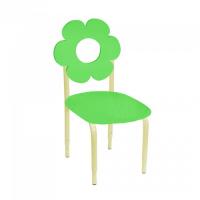 СТУЛ ДЕТСКИЙ НА М/К РЕГУЛИРУЕМЫЙ 2 МДФ "ЦВЕТОК" зеленый