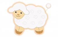 Декорация "Овечка Лили" 64х38 см