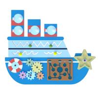 Бизиборд «Теплоход»