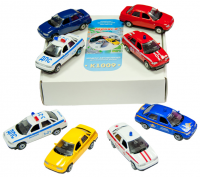 Комплект тематических магнитных моделей автомобилей