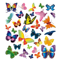 Комплект интерьерных наклеек "Бабочки"