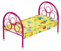Кроватка для кукол (металлический каркас)