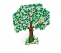 Декорация для утренников "Весенняя яблоня"