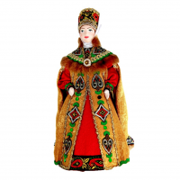 Кукла "Боярыня в распашной телогрее" (16 - 17 вв), Древняя Русь