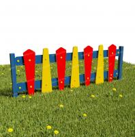 Забор из Экопластика "Флажки" (Модель1)