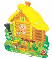 Декорация "Избушка на курьих ножках - 2"