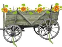 Декорация для утренников "Тележка"