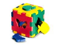 Мягкая мозаика "Кубики с животными"