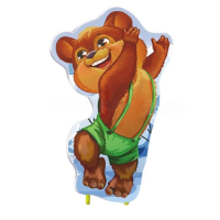 Уличная фигура "Мишка новогодний"