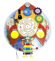 Бизиборд "Ракета с планетой"