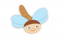 Декорация "Стрекоза" 43х38 см