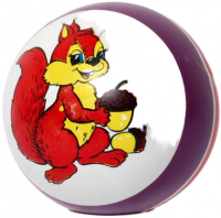 Мяч резиновый с рисунком (10 см)